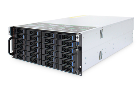 Серверная платформа HN-ZX400 на базе материнской платы с LGA 4189 на 36 HDD 3.5” и 2 SSD 2,5” на задней панели